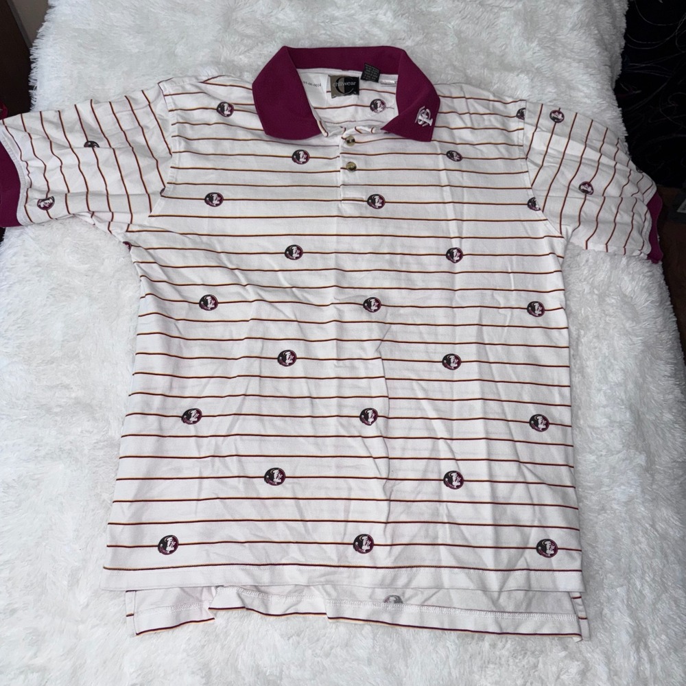 Chiliwear Mens Striped Polo Shirt Burgundy Accents Patterned‎ Short Sleeve